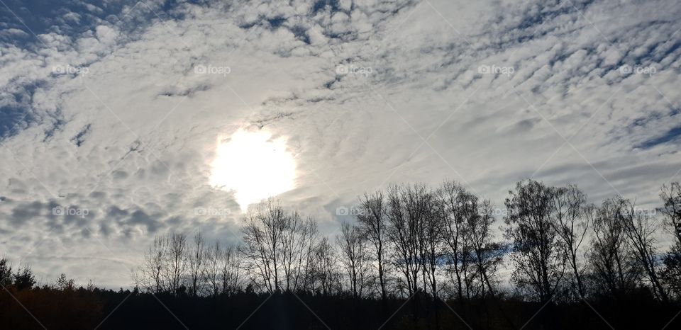 sonne hinter wolken