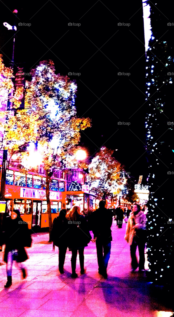 street london christmas lights by Worldtraveller