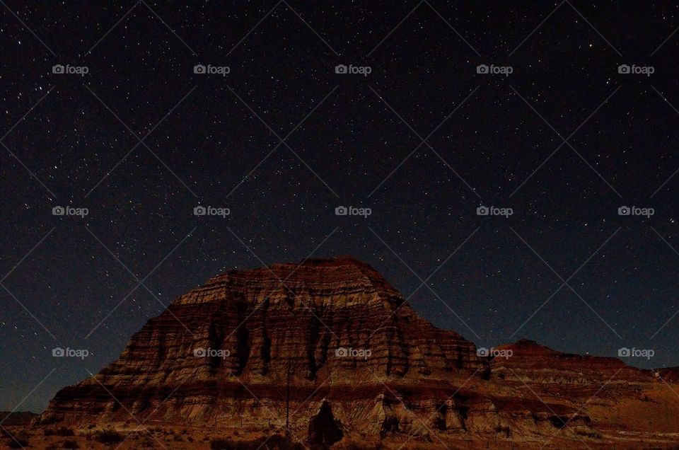 Night view of stars