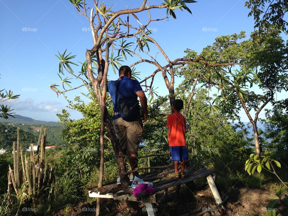 Daddy and I at Saint Lucia 