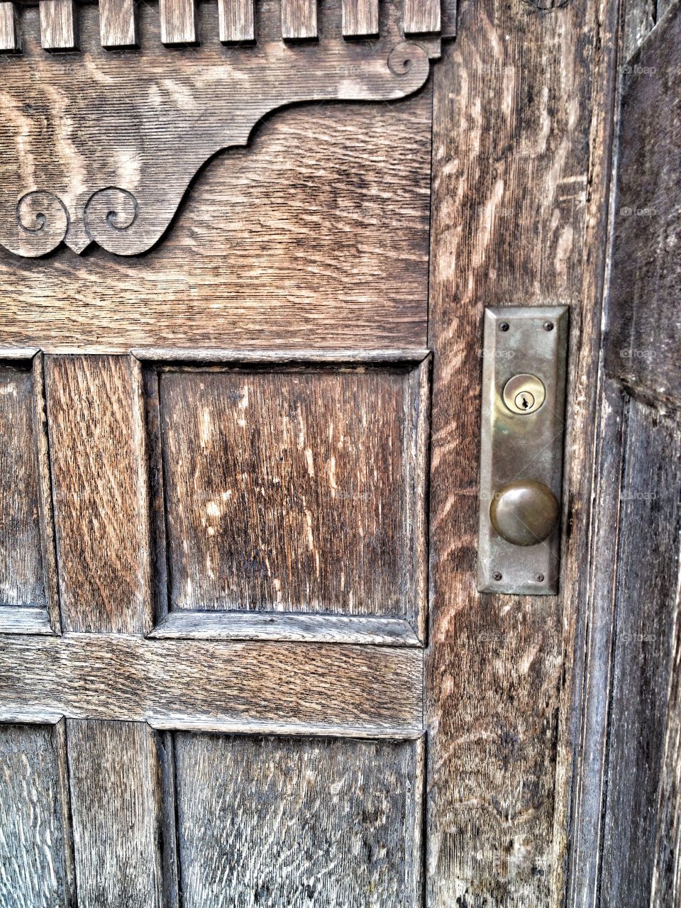 Closeup of door