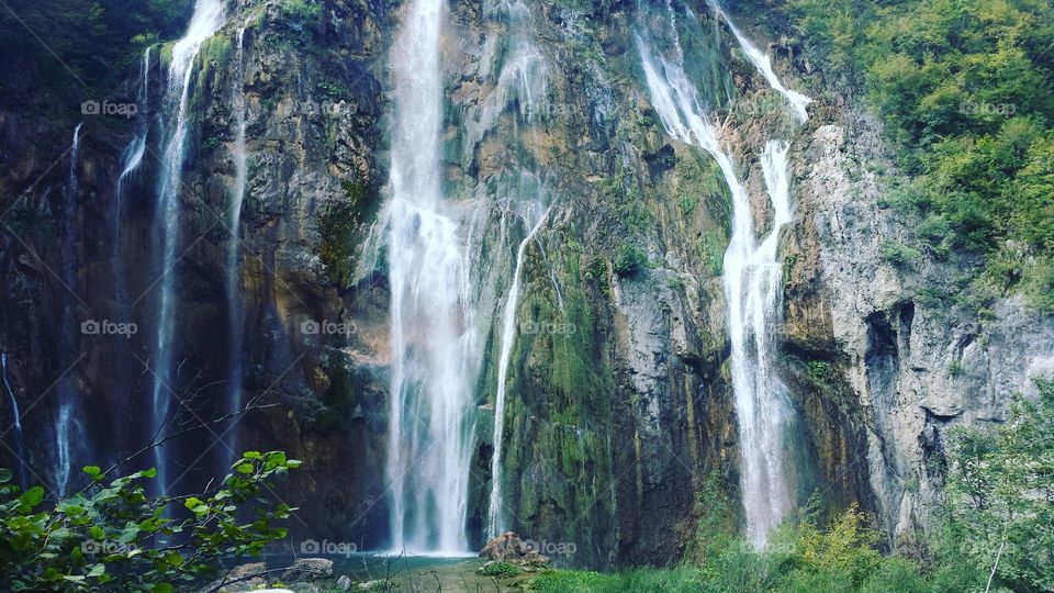 Plitvice Lake Waterfall