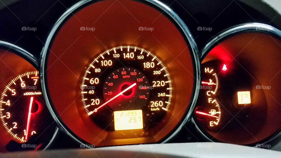 Dashboard Speedometer Odometer