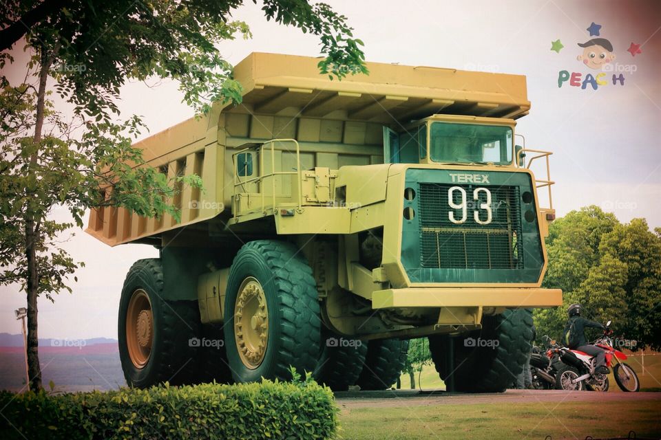 Big truck. The big truck at Mae moh mine, Mae moh power plant , lampang, thailand