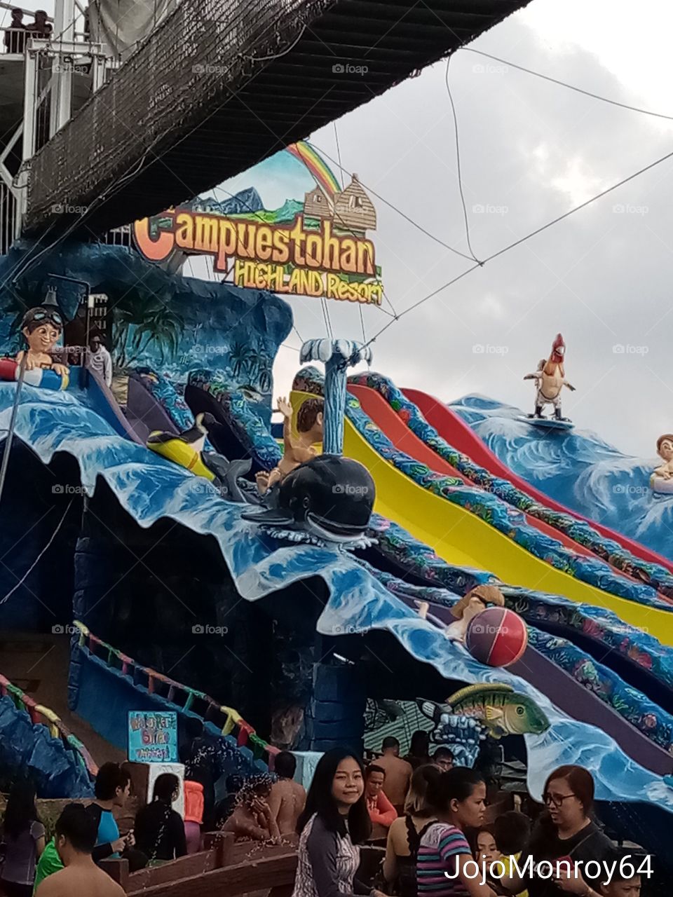 Slide by the Water Park