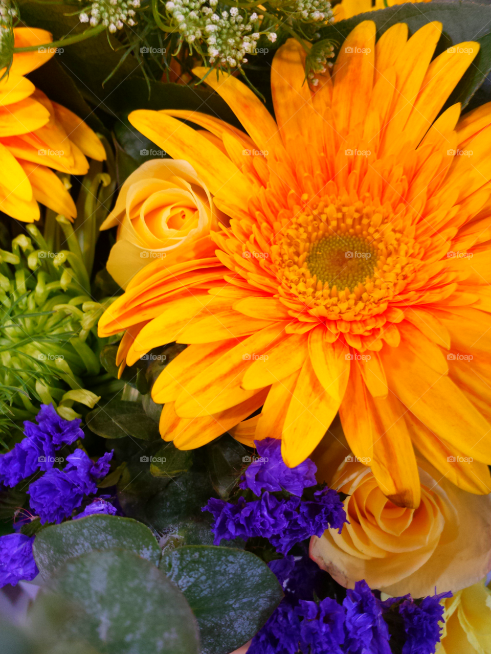 Yellow & Orange Spring Bouquet