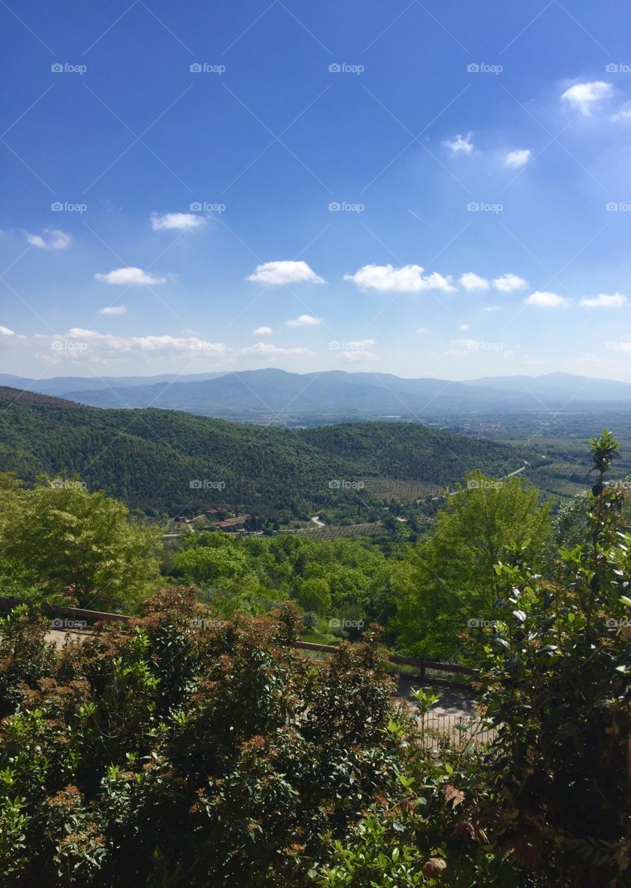 Tuscan mountains