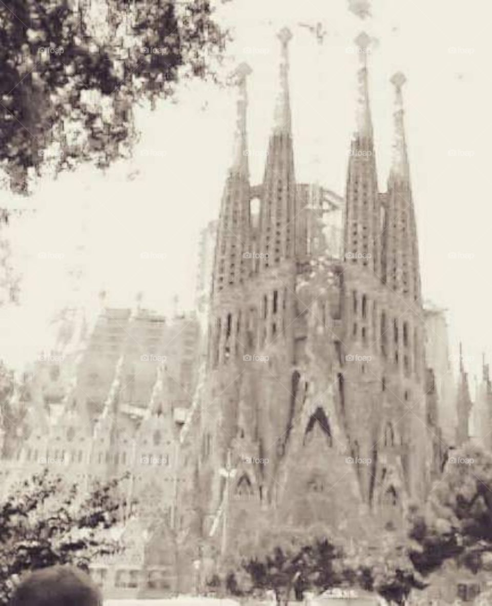 Sagrada Familia, vintage