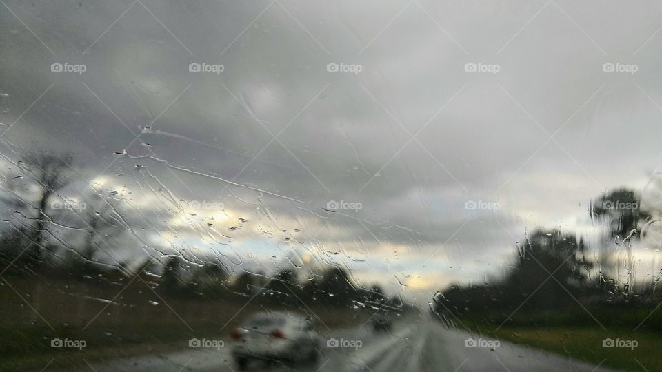 Landscape, Storm, Weather, Rain, Calamity