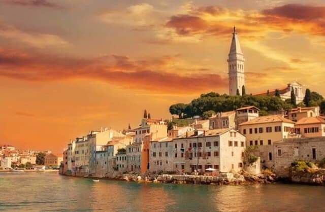 Rovinj from city Croatia