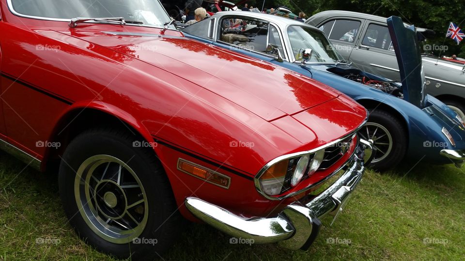 The Triumph Stag is a British car sold between 1970 and 1978 by the Triumph Motor Company, styled by Italian designer Giovanni Michelotti.
