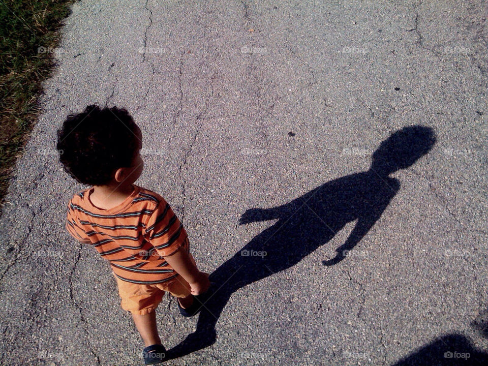 child shadow boy walking by jmsilva59