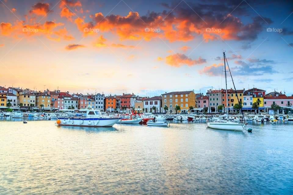 Rovinj from city Croatia