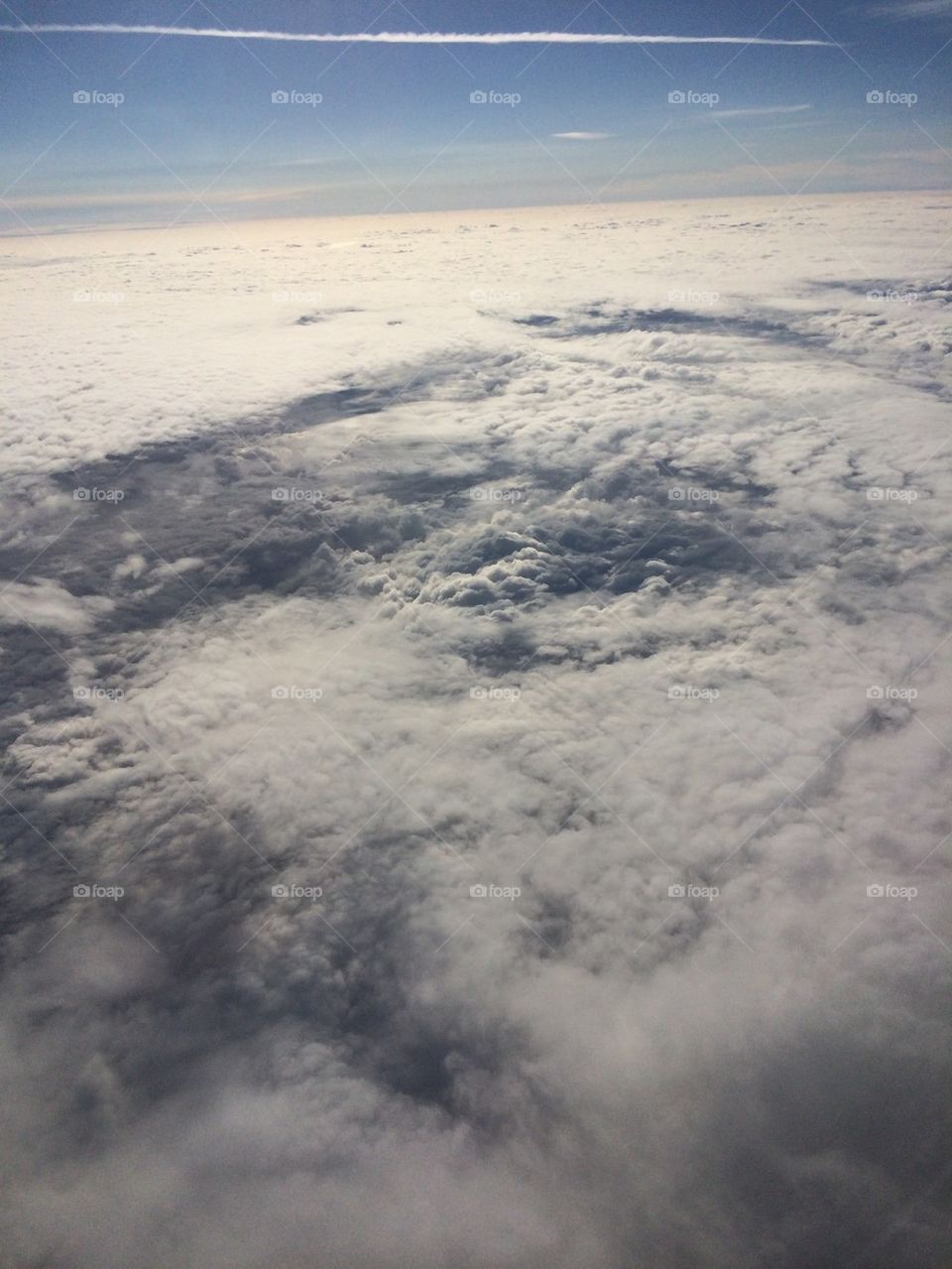 Over the clouds