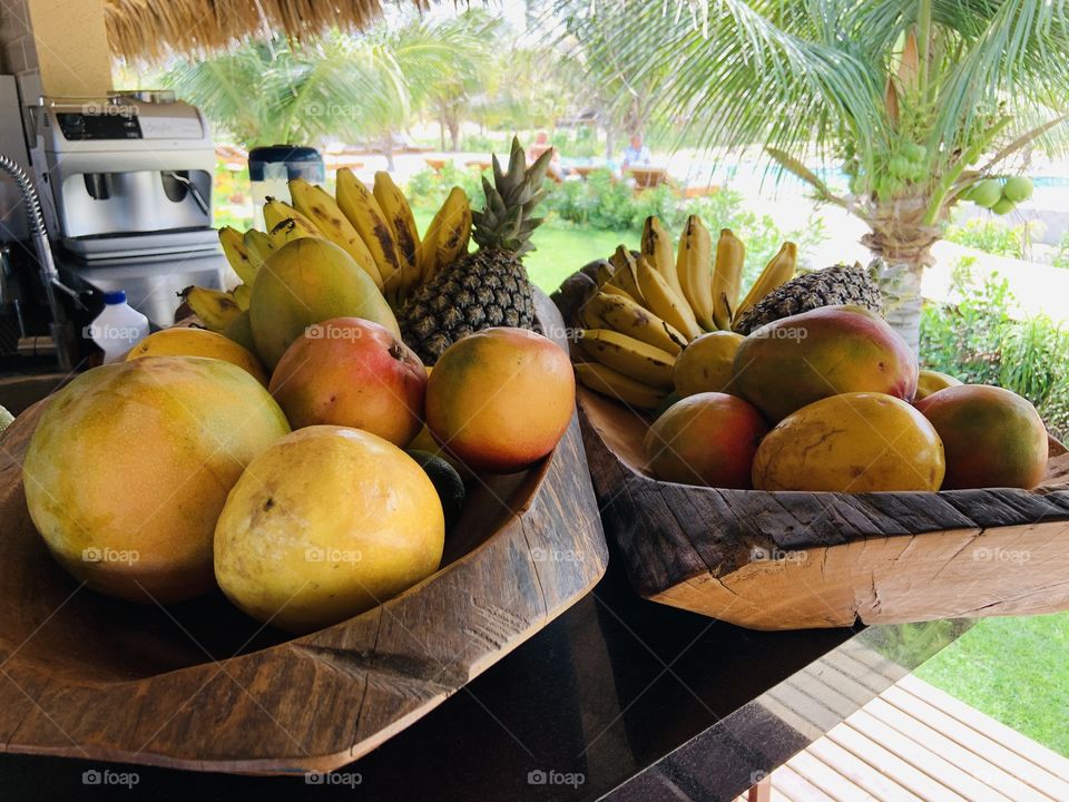 Brazilian basket fruits 