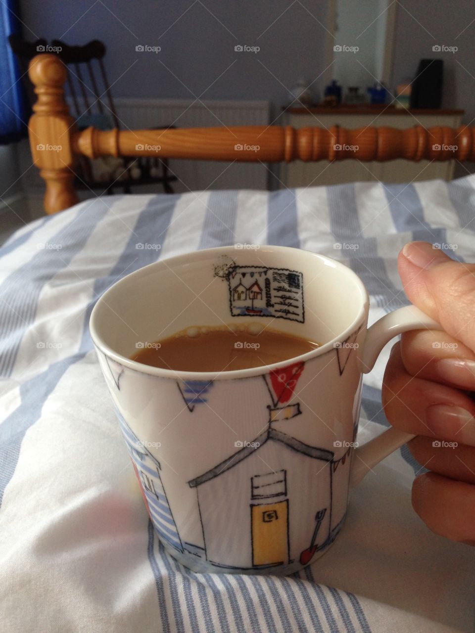 Ahhh you can't beat a nice cuppa in bed! 💙