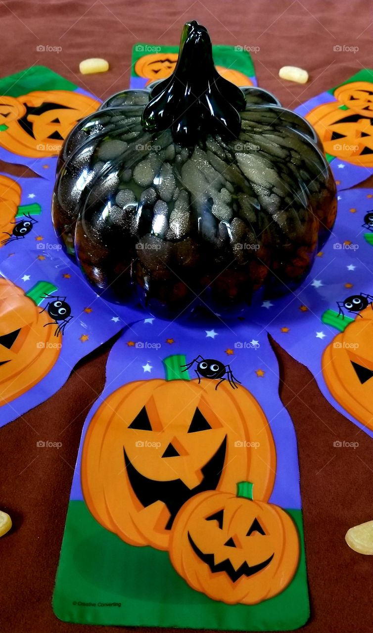 Circle of Pumpkins