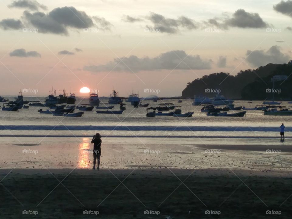 girl taking photographs