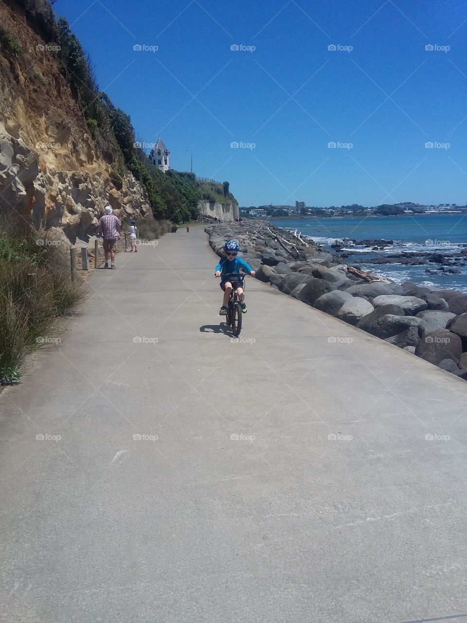 biking around the coast