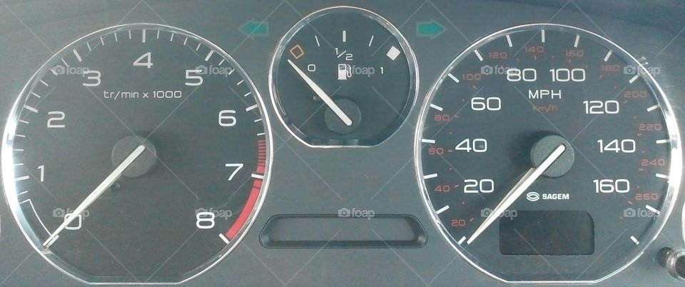 pug 406 dash fuel gauge