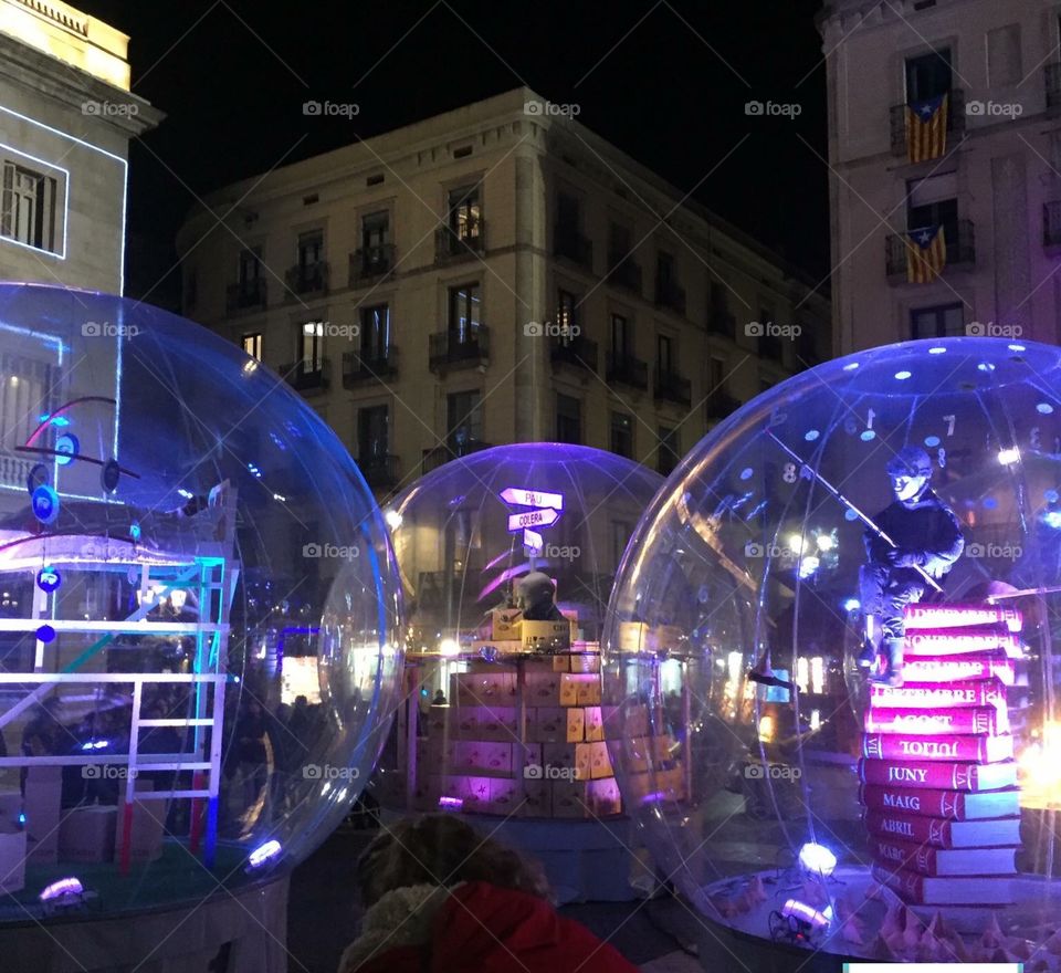 Dulce pesebre de Navidad del año pasado de Barcelona. Como cada año... increíble 