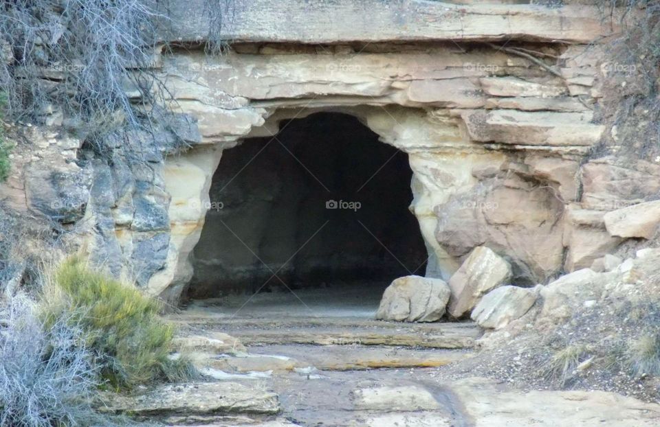 A mysterious cave we came across in Colorado
