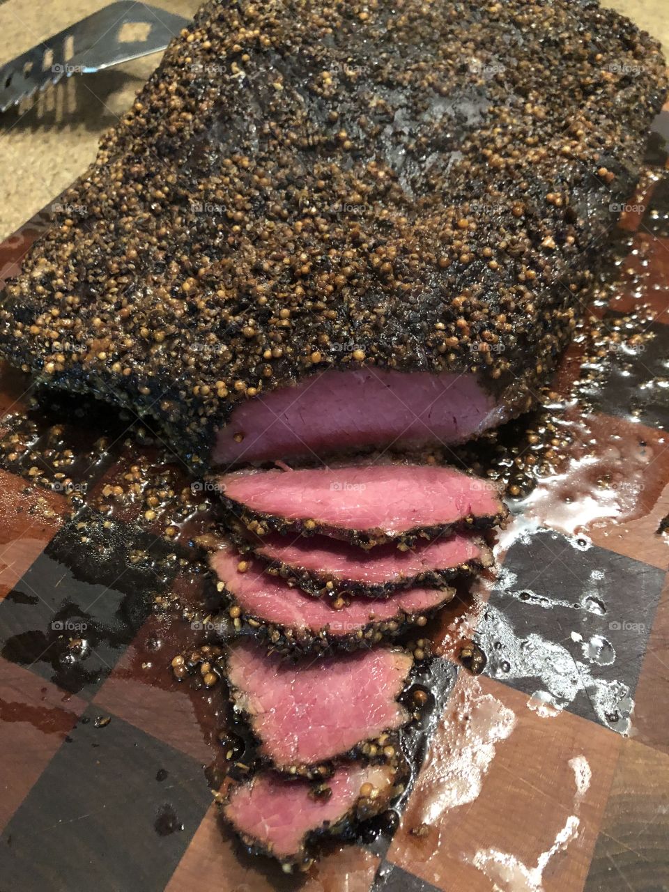 Home made smoked meat