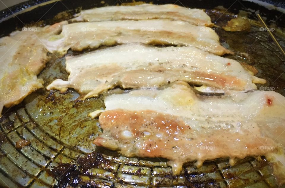 Grilled pork "samgyupsal"