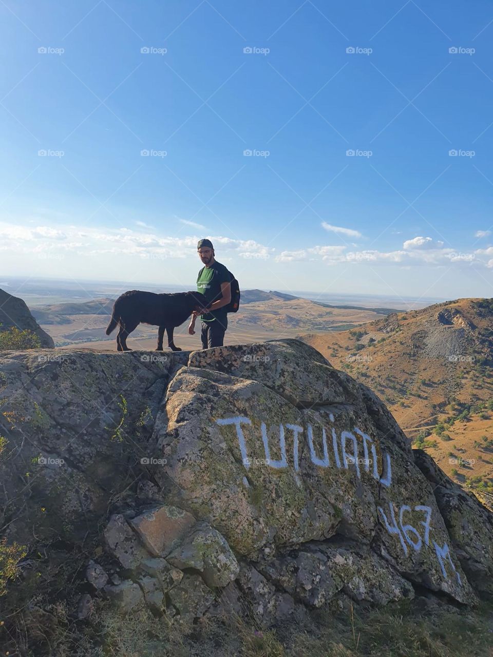 Walking on the Dobrogea mountains