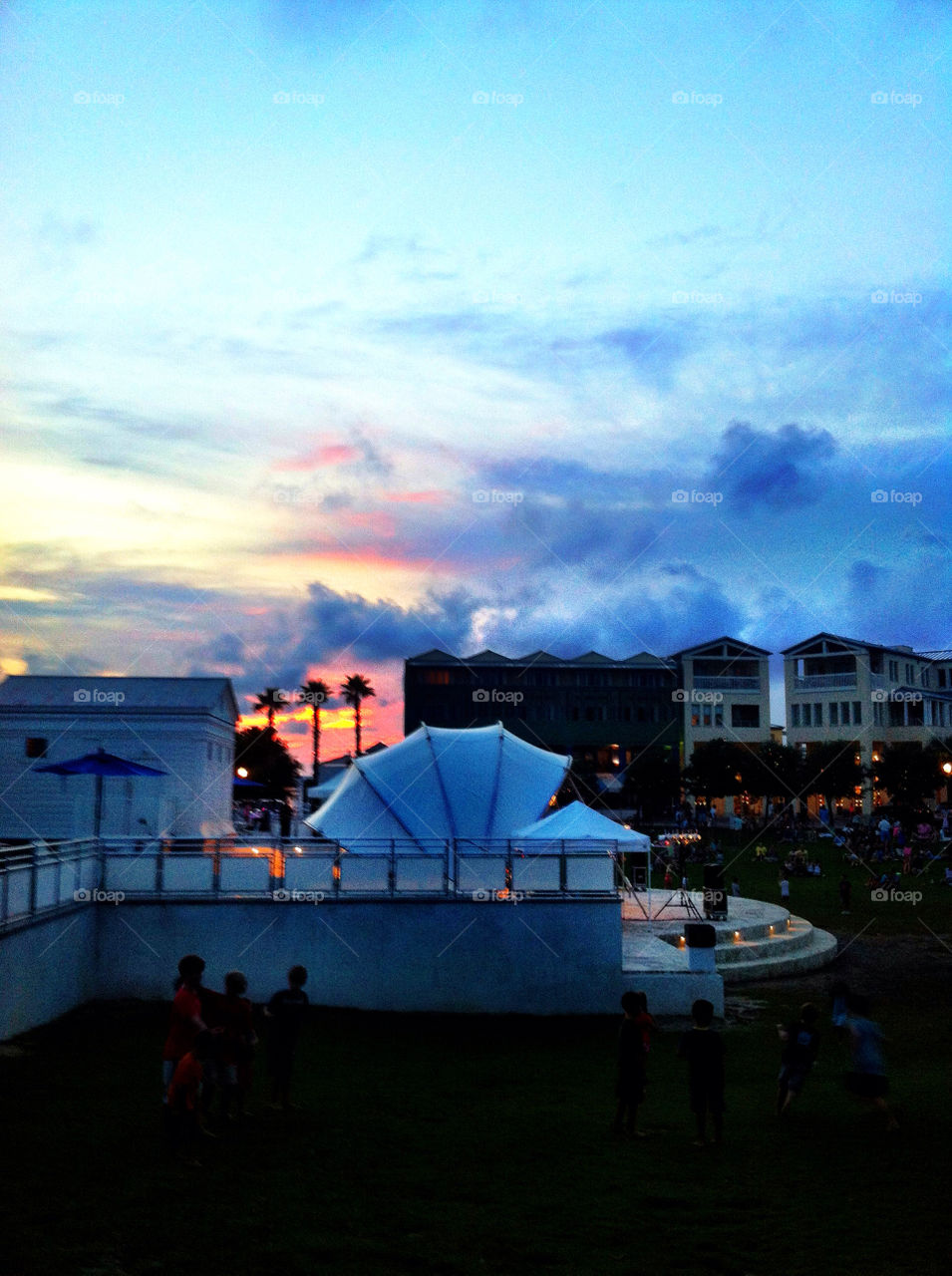 sunset florida seaside sky by toddthehandguy
