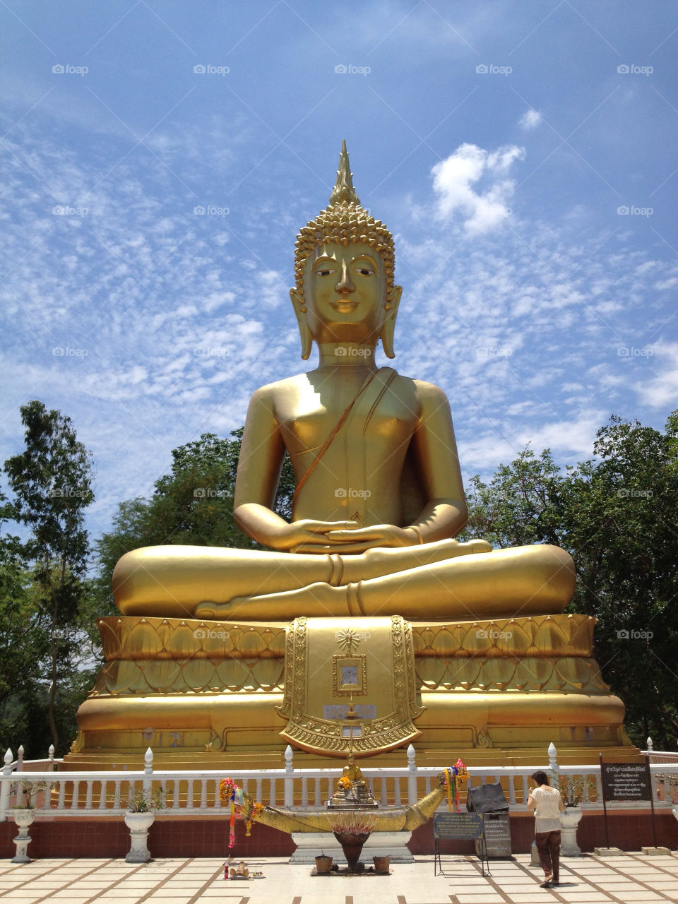 thailand buddha statues golden by piboon
