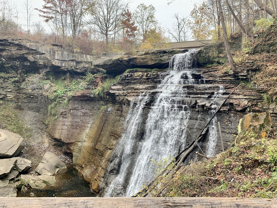 Cleveland Ohio brandywine falls waterfall 