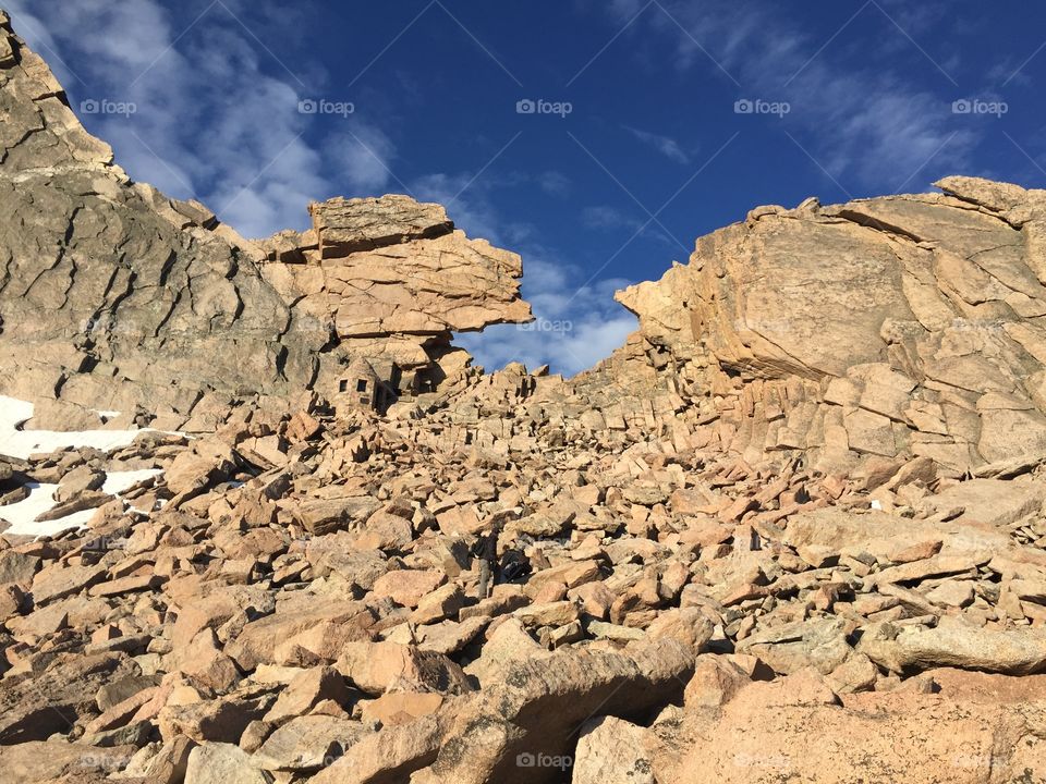 Key Hole, Longs Peak, Rocky Mountain National Park, Colorado 
