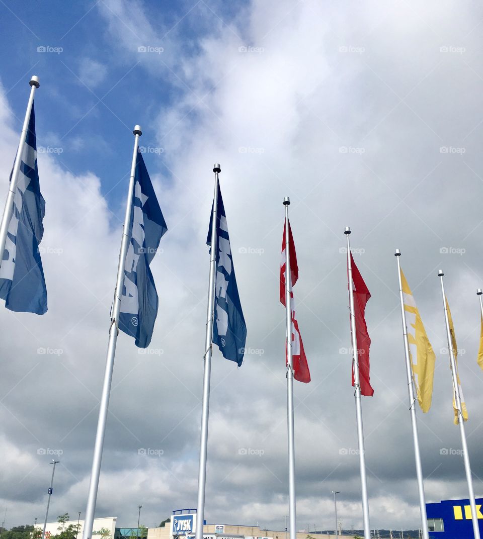 IKEA flags 