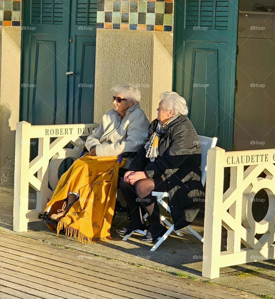 resting in Deauville