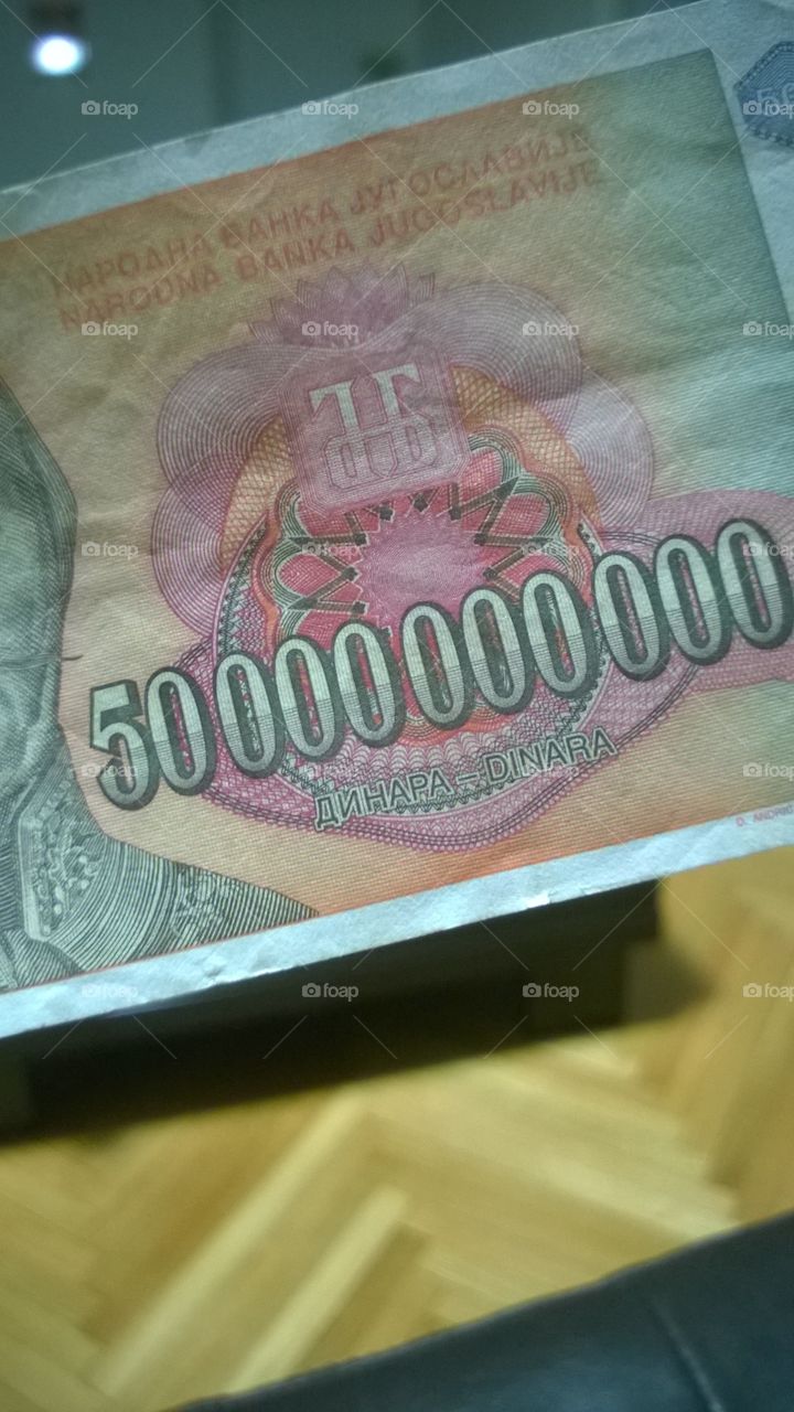 Serbian dinars from 1990s