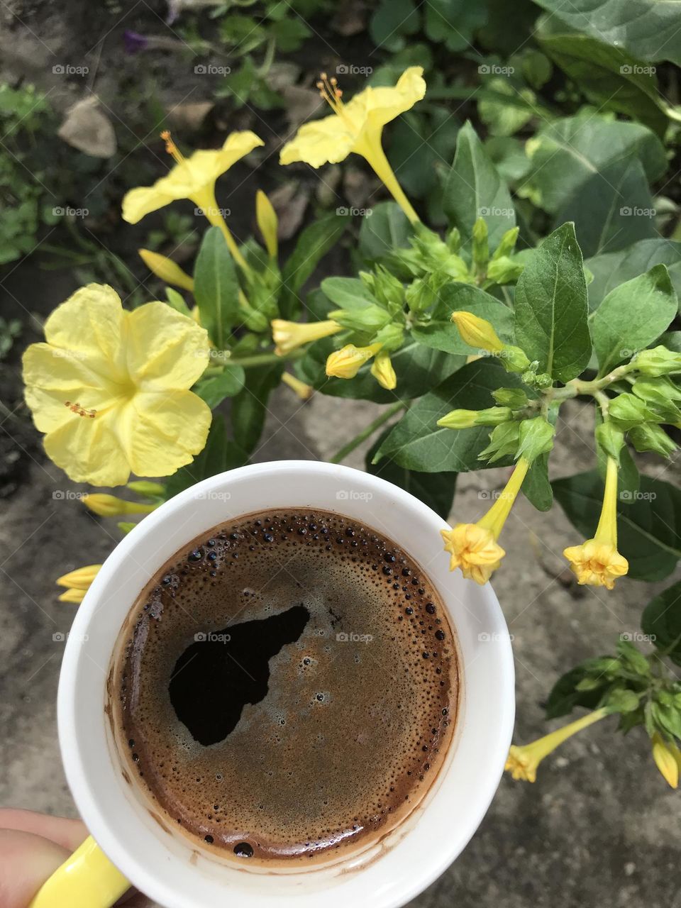 Autumn and black coffee to enjoy this season