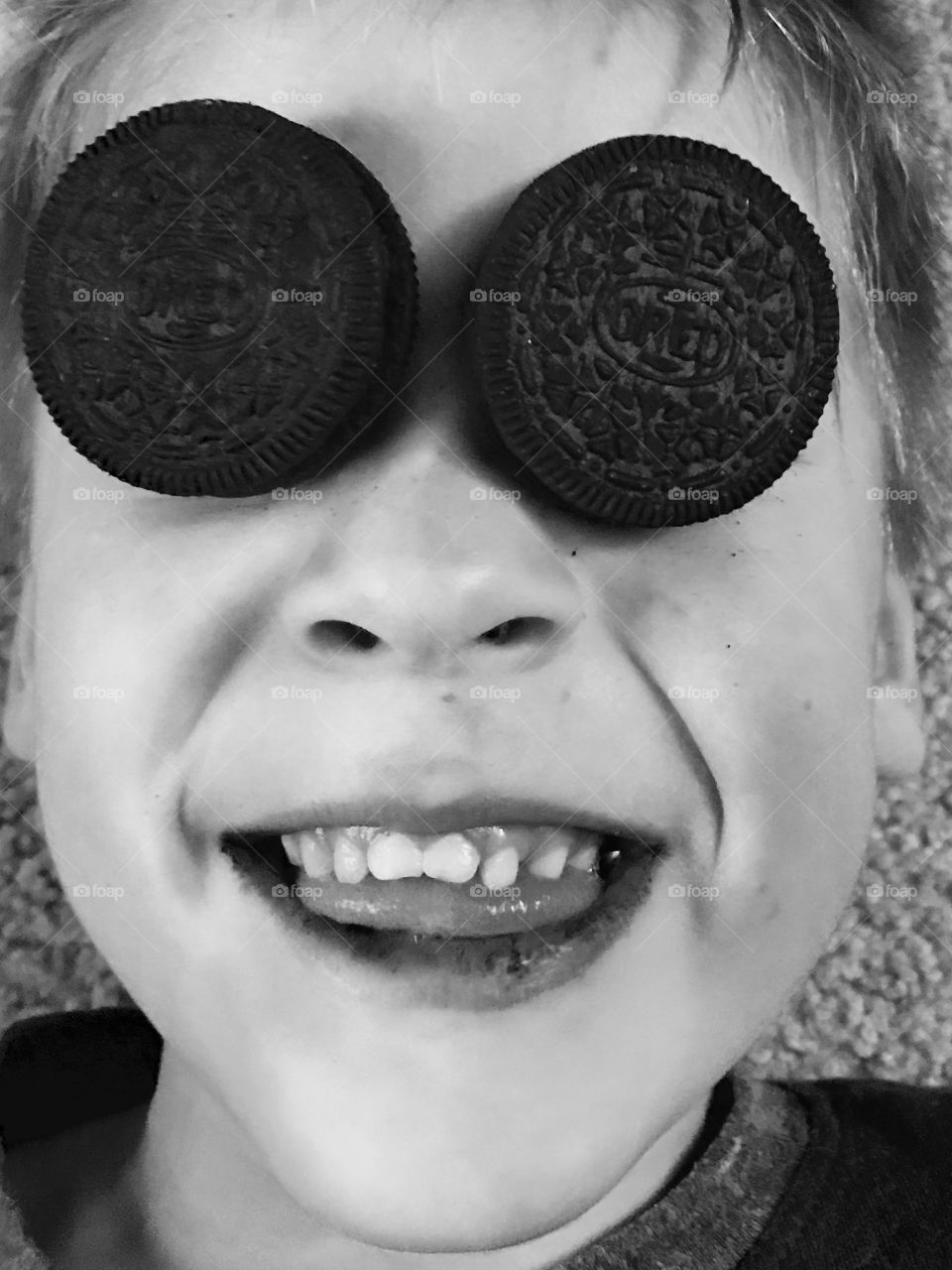 My Cookie Monster. Cookies for eyes. 