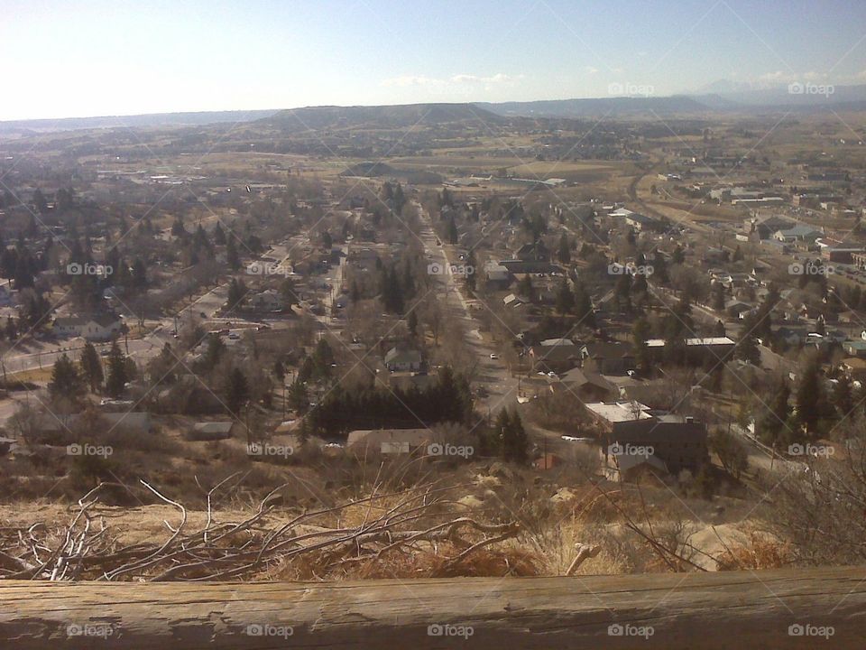 Colorado Castlerock town view