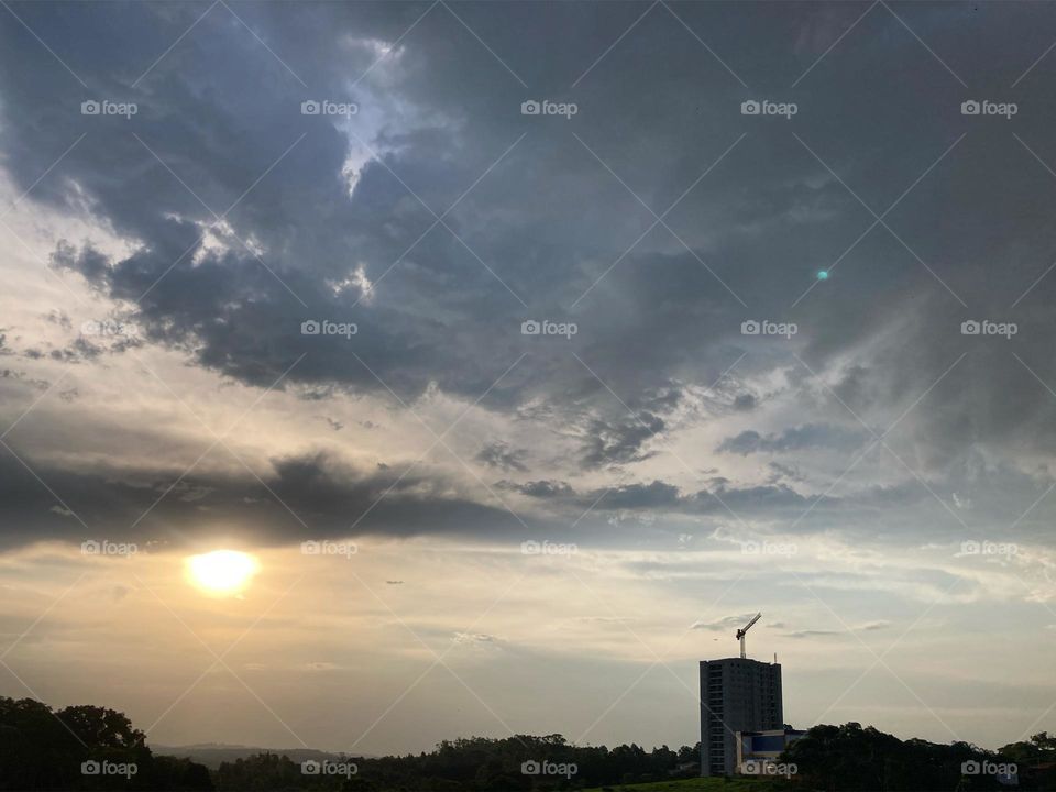 🌇🇺🇸 An extremely beautiful sunset in Jundiaí, interior of Brazil. Cheer the nature! / 🇧🇷 Um entardecer extremamente bonito em Jundiaí, interior do Brasil. Viva a natureza! 
