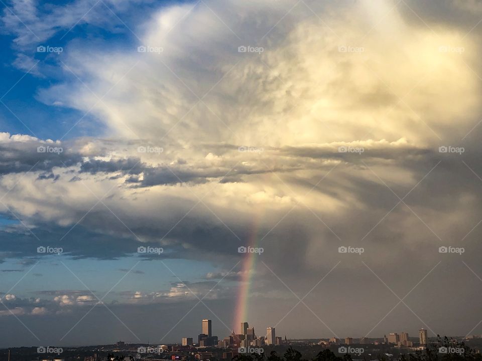 Rainbow over Tulsa 