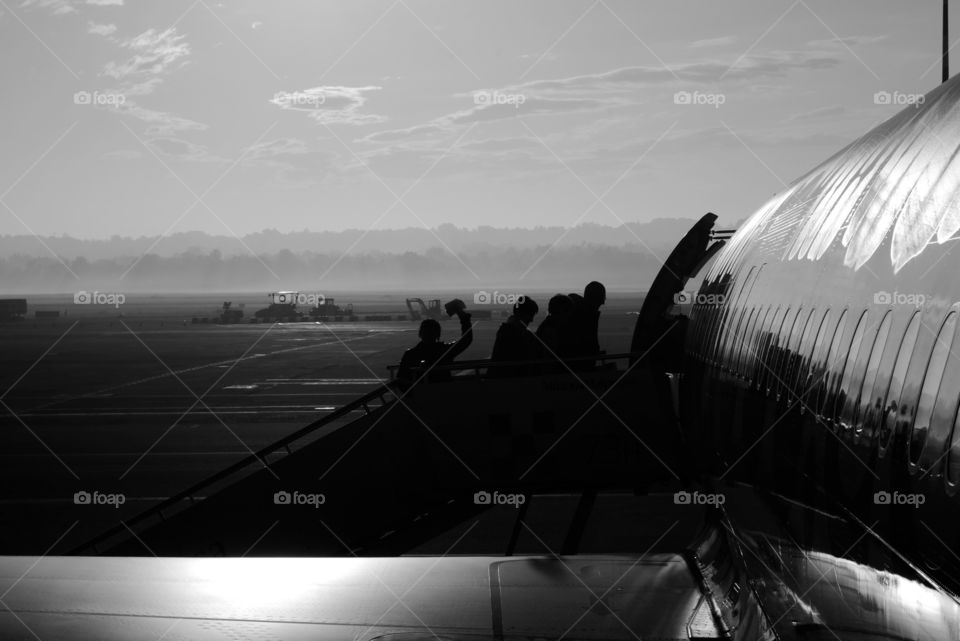 Monochrome, Vehicle, People, Landscape, Transportation System