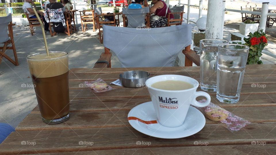 Coffee and sea🌊🇬🇷