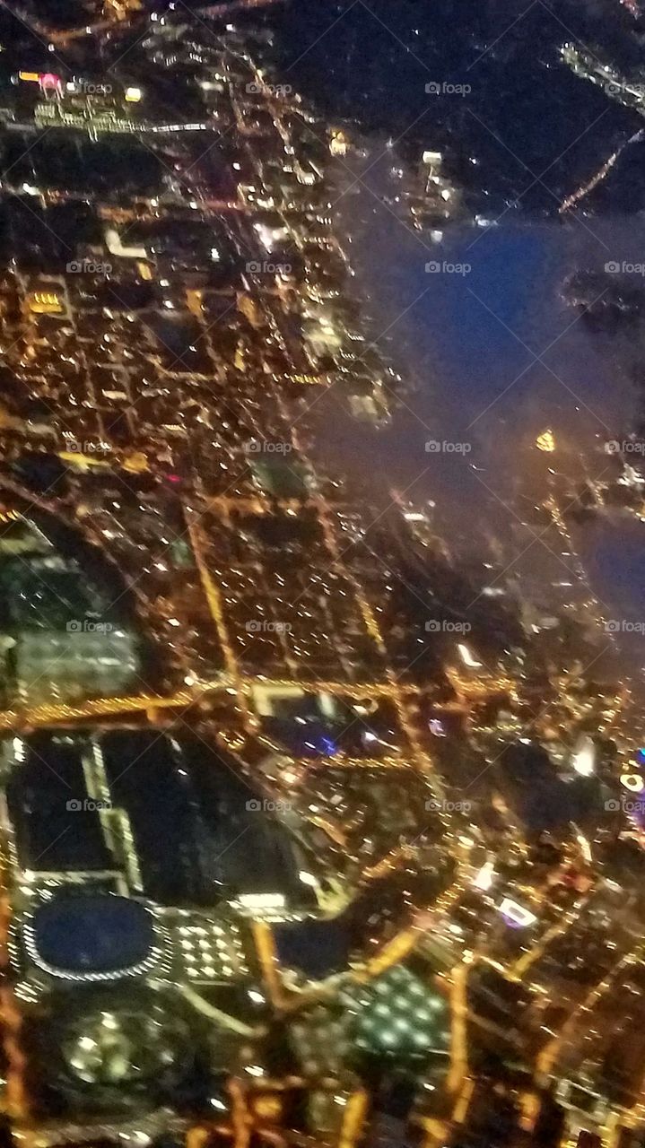 Atlanta as we came down