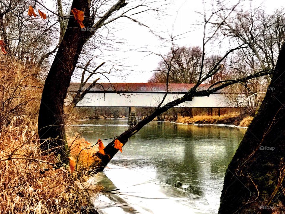 Beautiful covered bridge views. 