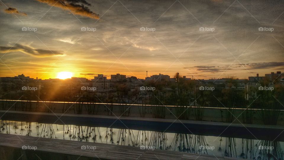 por do sol céu sol paisagem