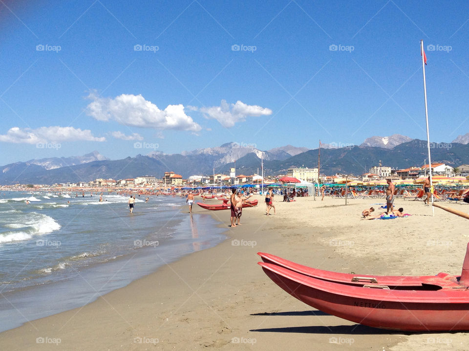 beach italy sea tuscany by valeria13