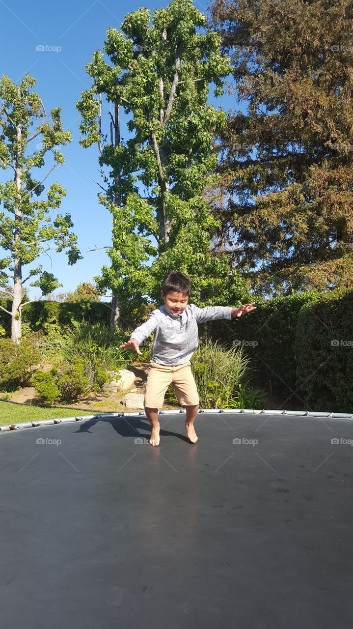 trampoline time