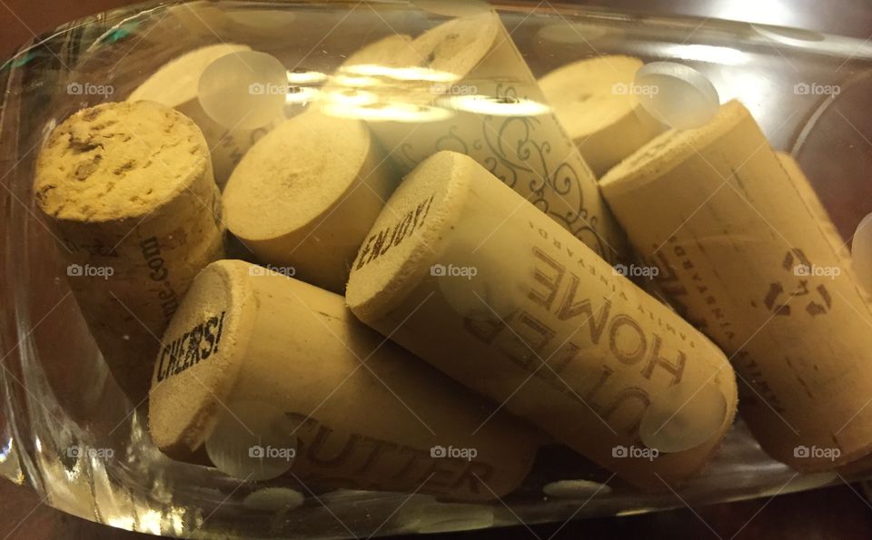 Wine corks aplenty
