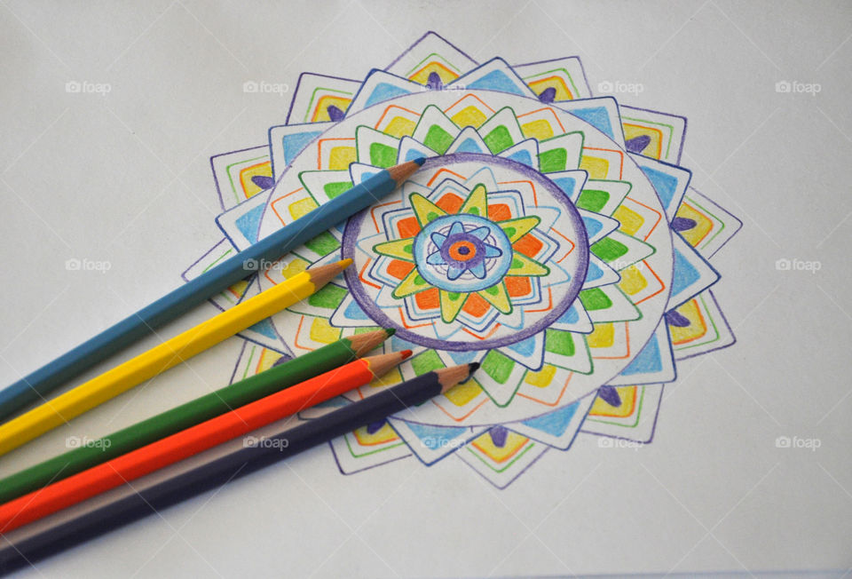 Mandala drawing